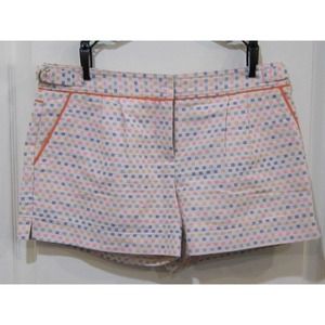 Trina Turk Maureen Shorts Cantaloupe Summer Beach Sz 8 Pockets 4" Inseam $238